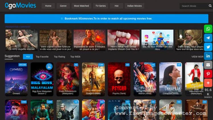 Alternatives to 0Gomovies and 123Movies