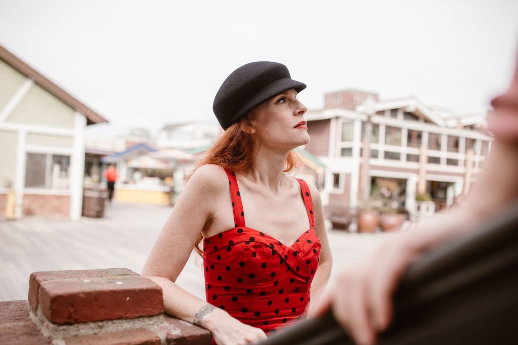 Red And Black Polka Dot Dress Looks for Timeless Fashion